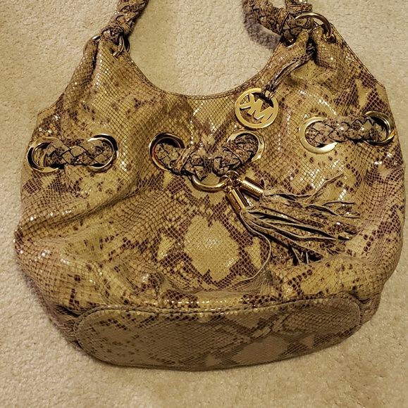 Michael Kors real snake shoulder hobo bag - Picture 4 of 4